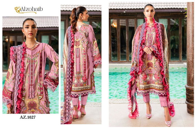 Queen Court Vol 1 By Alzohaib Cotton Pakistani Suits Wholesale Shop In Surat
